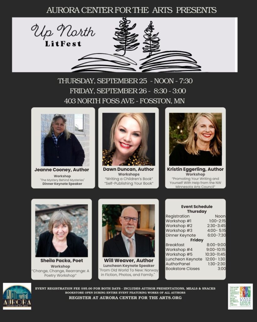 Up North LitFest 2025 flyer (2)